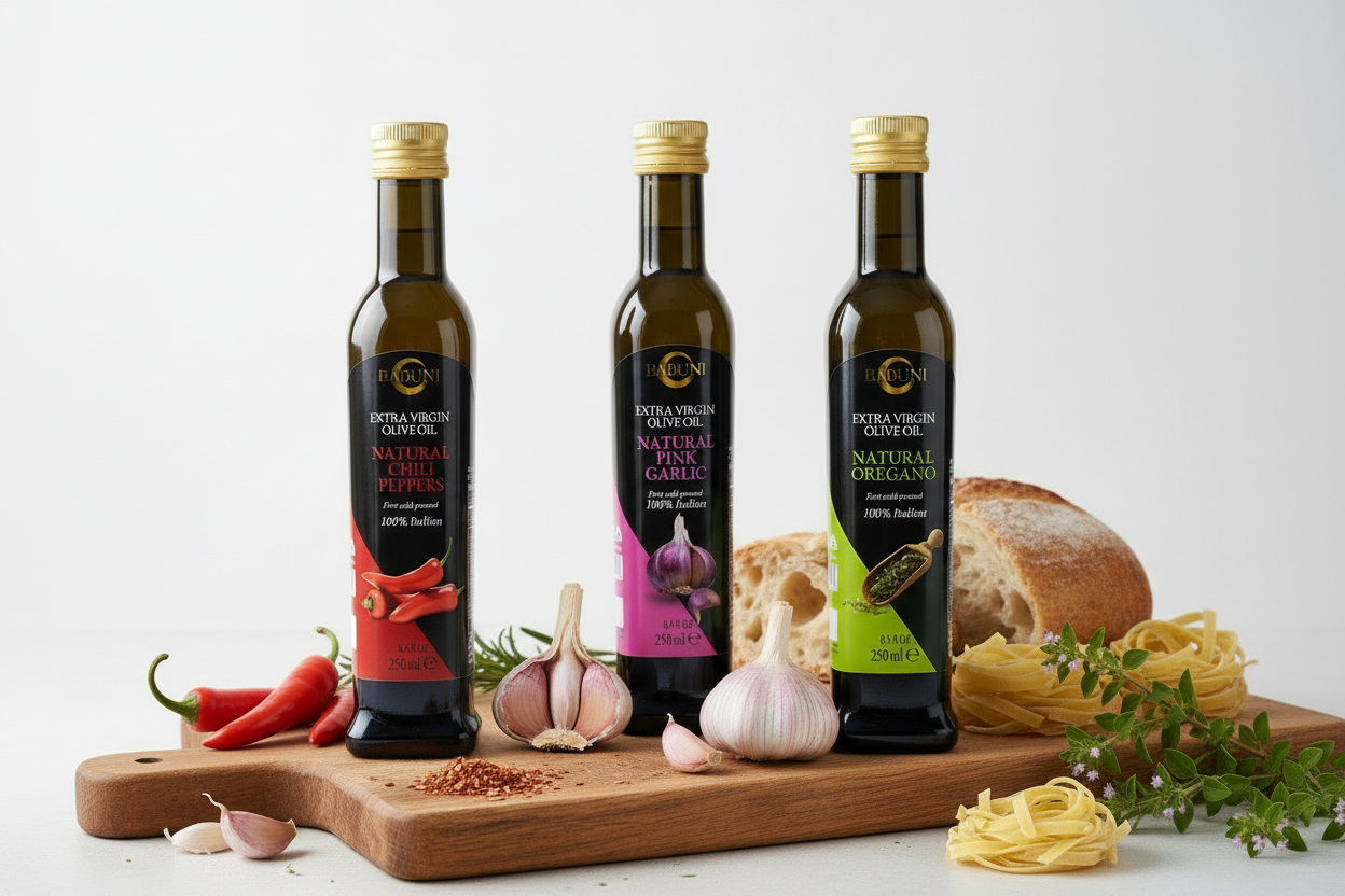Kit d'huiles ultime (huile de finition) pour les amateurs de pizza/burger, sans OGM,