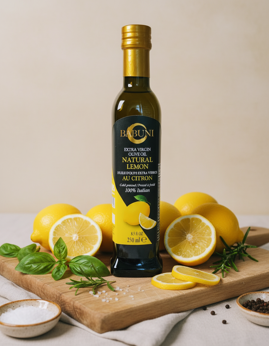 Huile d'olive Citron naturel