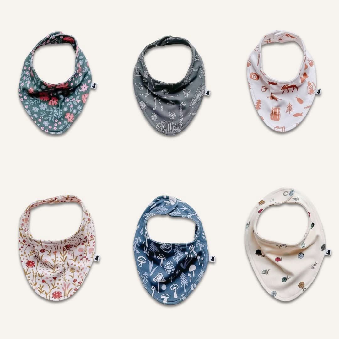 Bamboo Baby Bib | Rainbow Stripe