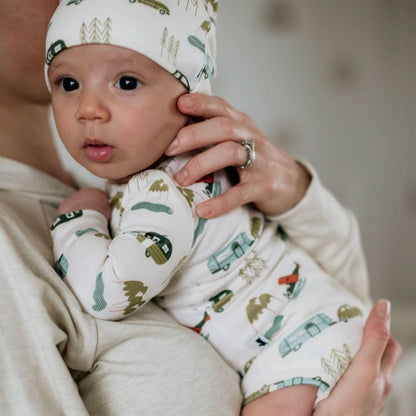 Baby Long-Sleeve Bamboo Bodysuit | Strawberry Patch