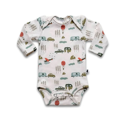 Baby Long-Sleeve Bamboo Bodysuit | Strawberry Patch
