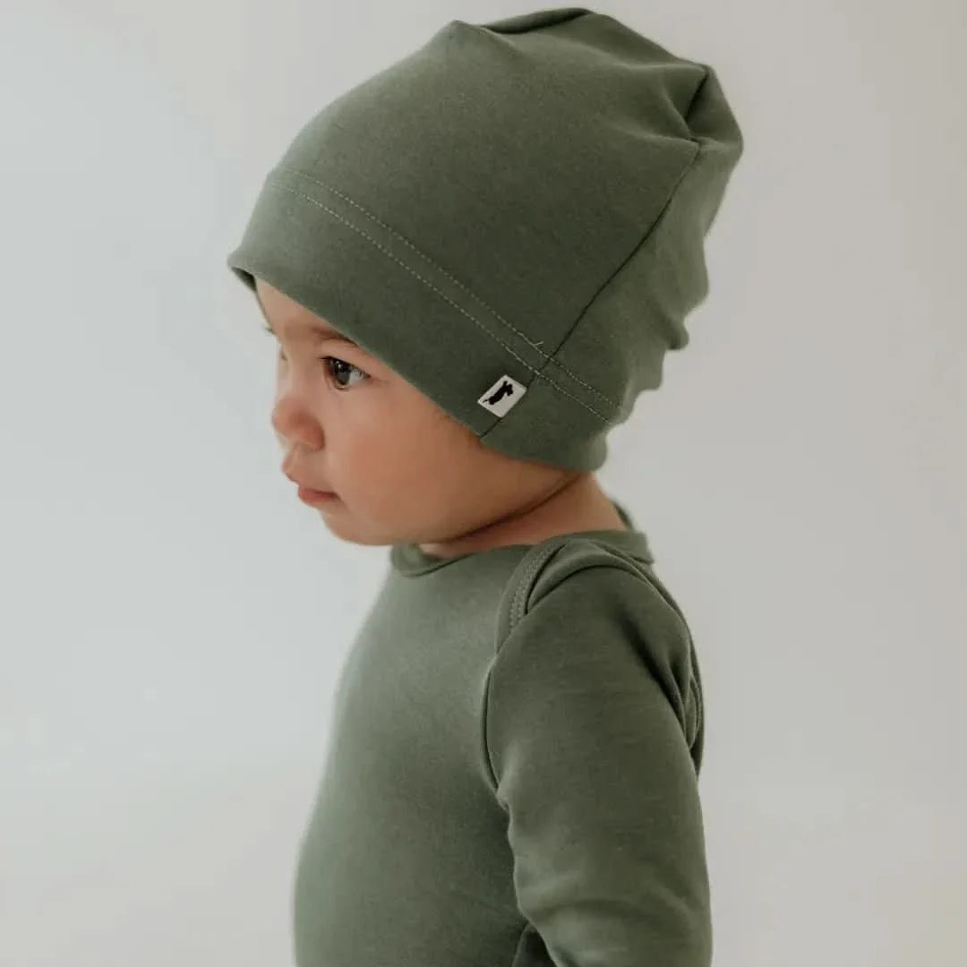 Baby Long-Sleeve Bamboo Bodysuit | Burnt Brick
