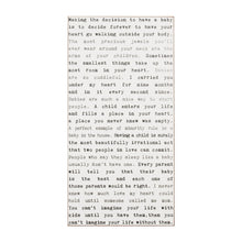 Typewriter Sign - Baby