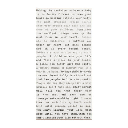 Typewriter Sign - Baby