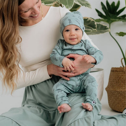 Baby/Kids' Bamboo Beanie | Ditsy Snails