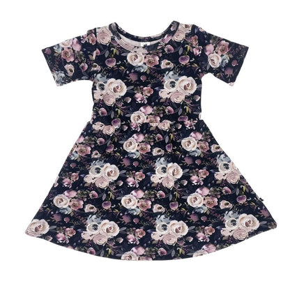 Baby/Kids' Bamboo Daphne Dress | Watercolour Floral