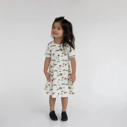 Baby/Kids' Bamboo Daphne Dress | Camping