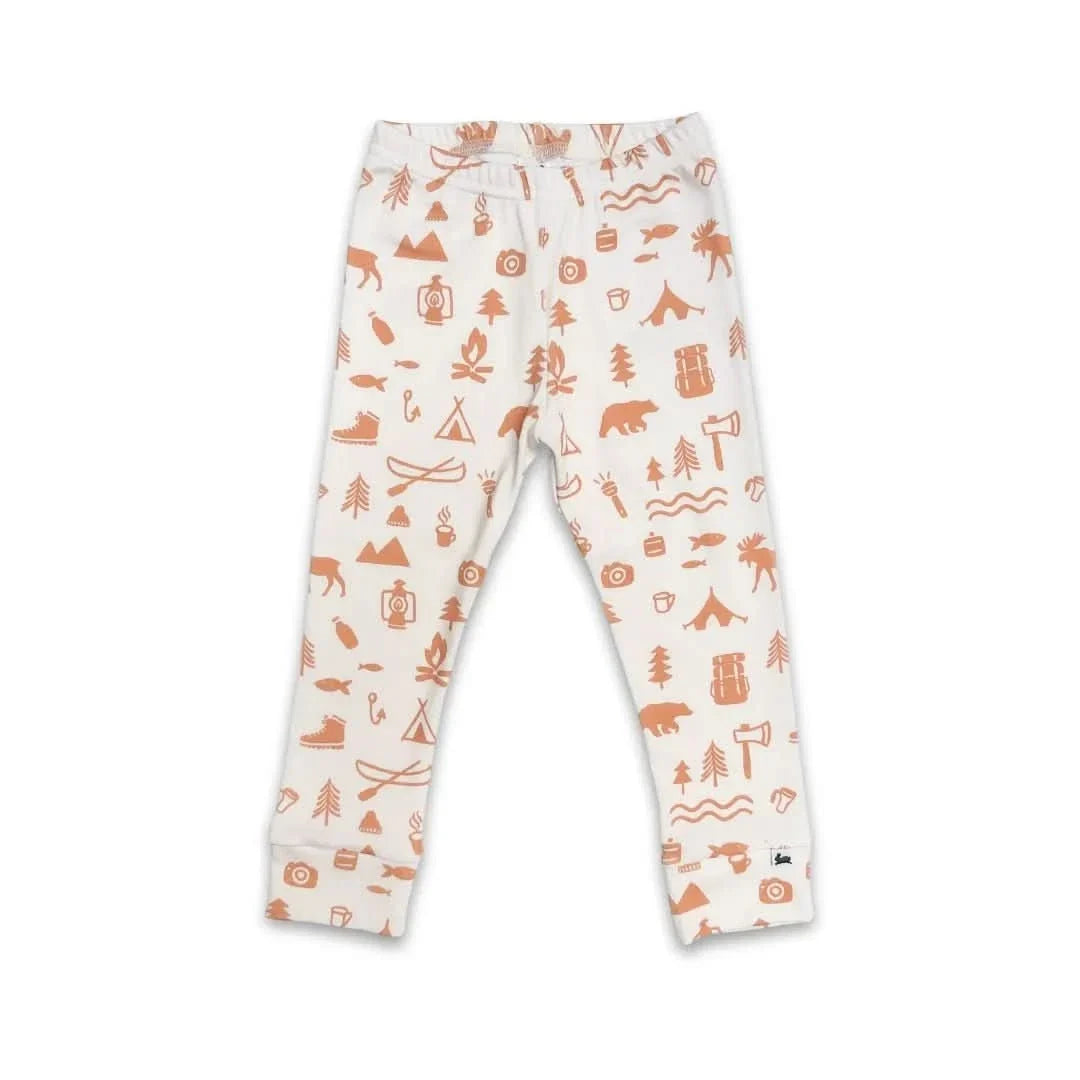 Baby Bamboo Leggings | Rainbow Stripe