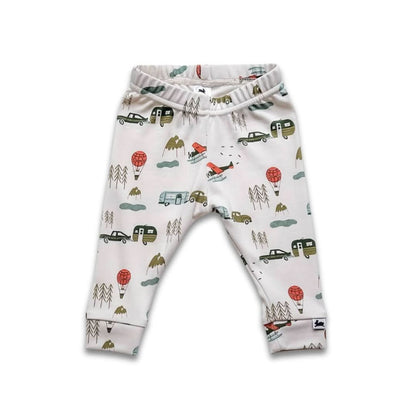 Baby Bamboo Leggings | Eucalyptus Gingham