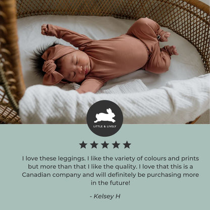 Baby Bamboo Leggings | Blush