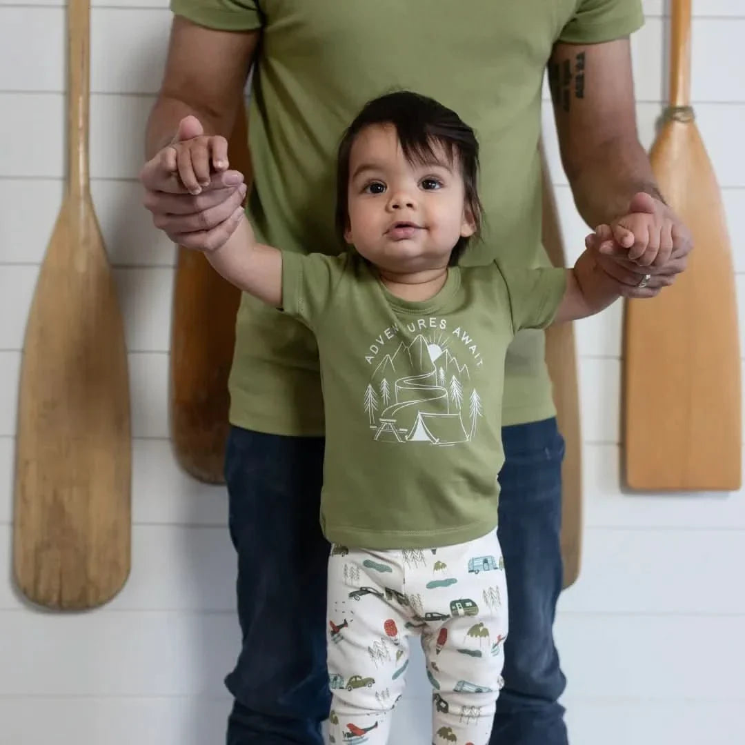 Kids' Bamboo Leggings | Camping