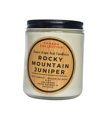 Genévrier des Rocheuses - Bougie de soja 8oz