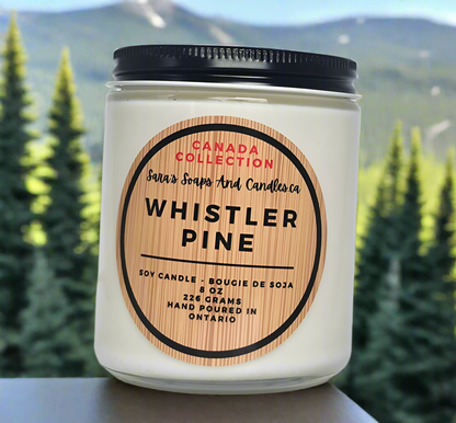 Bougie de soja Pin de Whistler - 8 oz