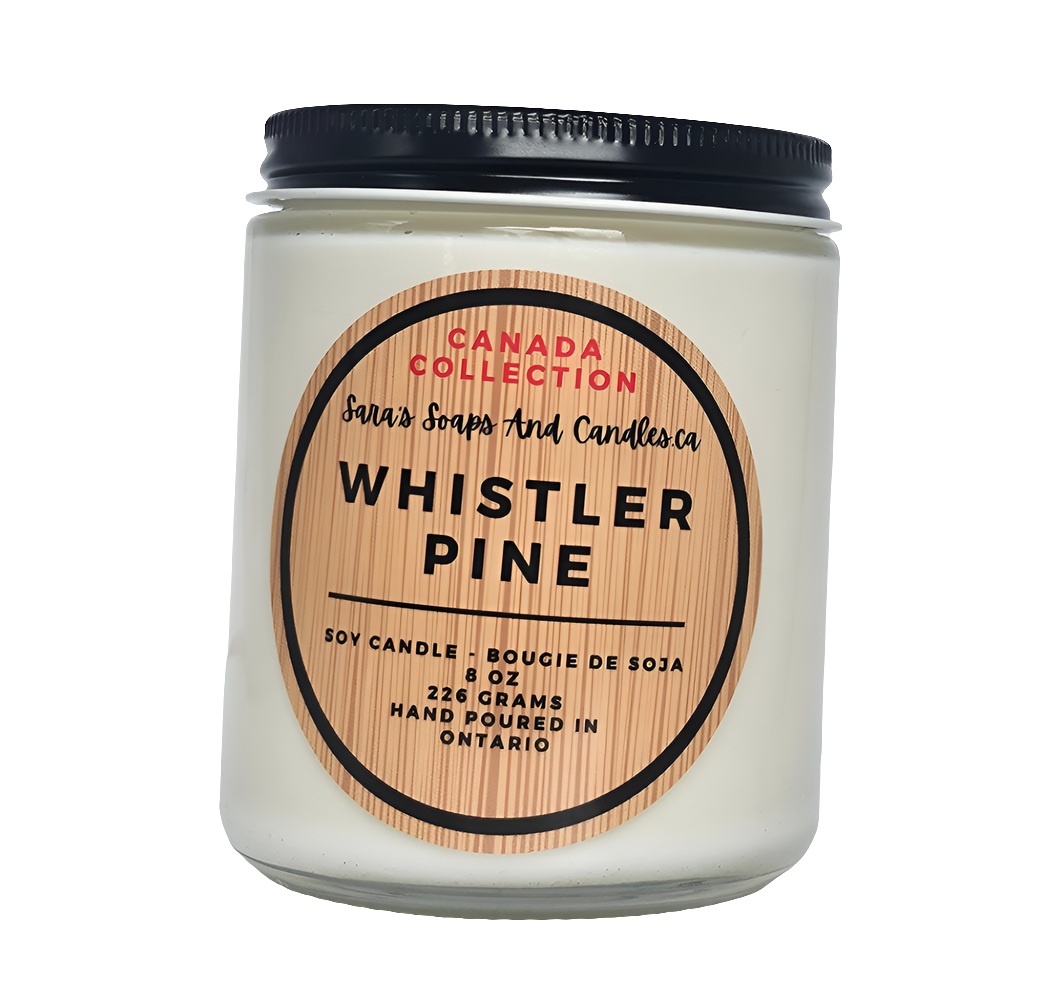 Bougie de soja Pin de Whistler - 8 oz