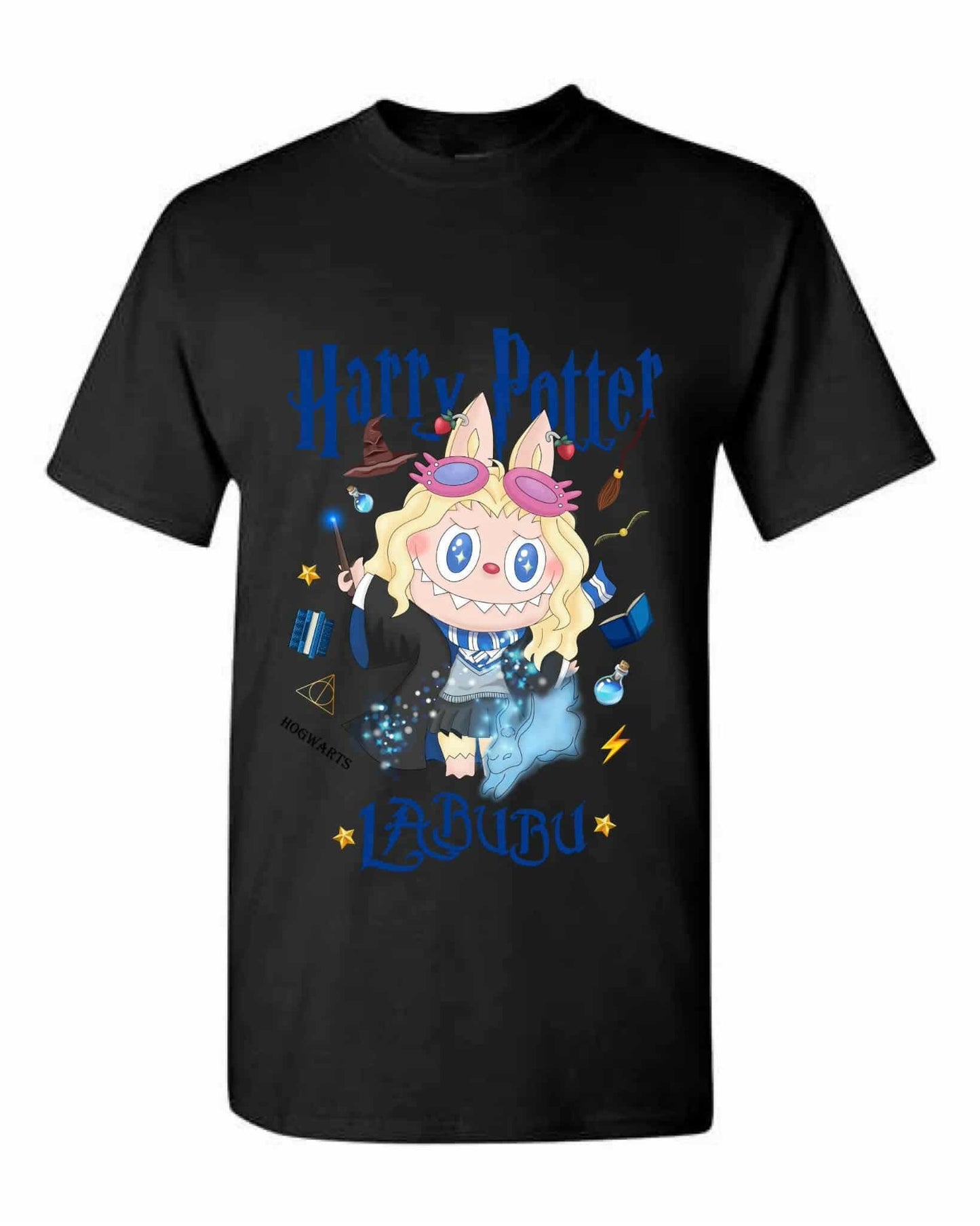 [taille enfant] T-Shirt Harry Potter Labubu – Motif Mignon Sorcier, 100% Coton
