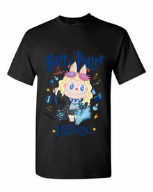 [taille enfant] T-Shirt Harry Potter Labubu – Motif Mignon Sorcier, 100% Coton