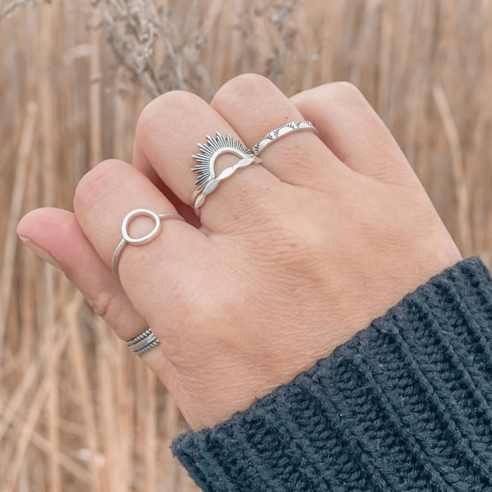 CERCLE | Bague en argent sterling 925