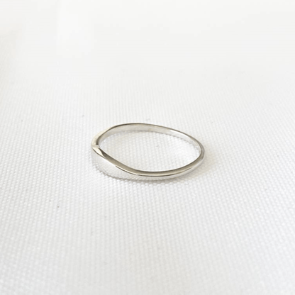 FLOW | Bague minimaliste en argent sterling 925