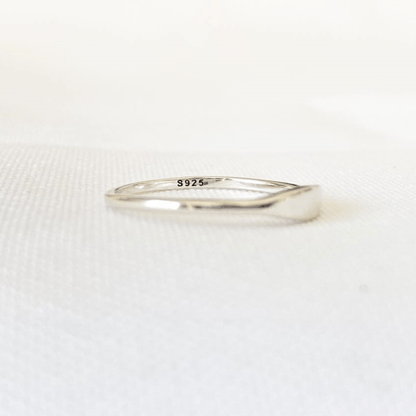 FLOW | Bague minimaliste en argent sterling 925