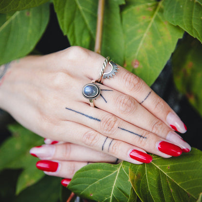 Sterling Silver Twisted Ring | SYLVA