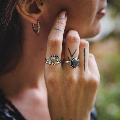 Sterling Silver Twisted Ring | SYLVA