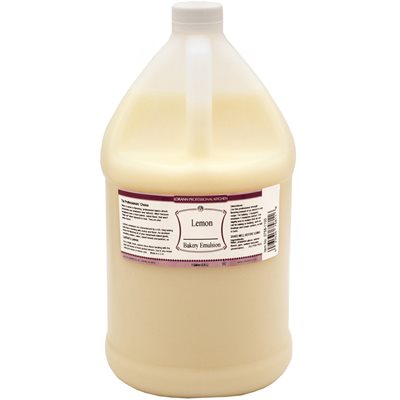 Lemon Bakery Emulsion - 4 oz. - 16 oz. - 1 Gallon - 5 Gallons - Bakery Emulsions Canada - Ships Free Within Canada on Orders Above CAD $199