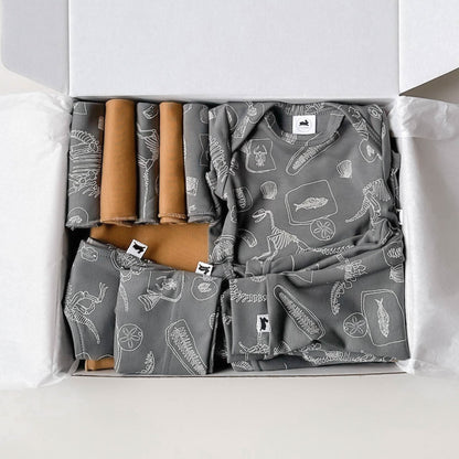 Bamboo Baby Capsule Gift Box | Fossil & Umber