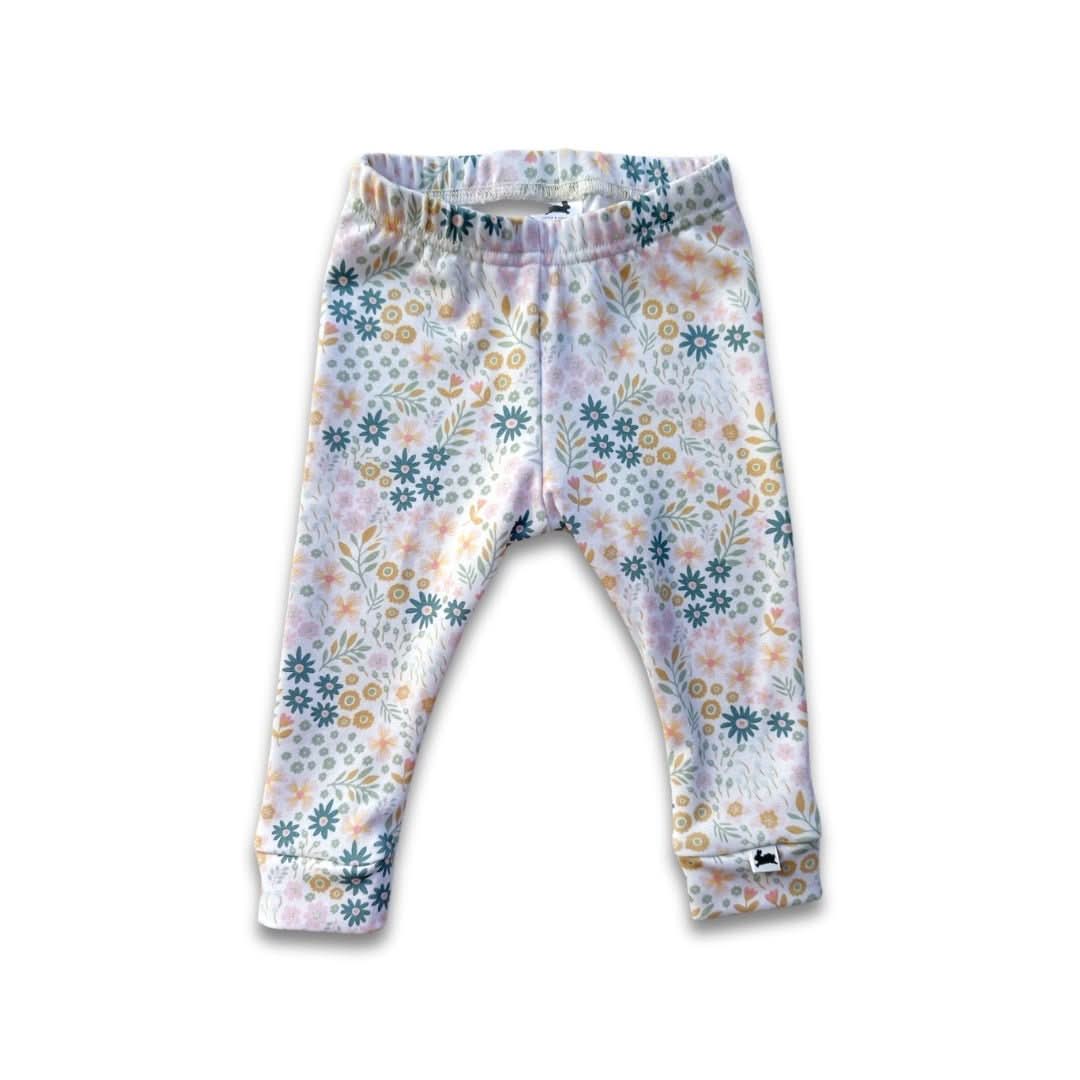 Baby Bamboo Leggings | Eucalyptus Gingham