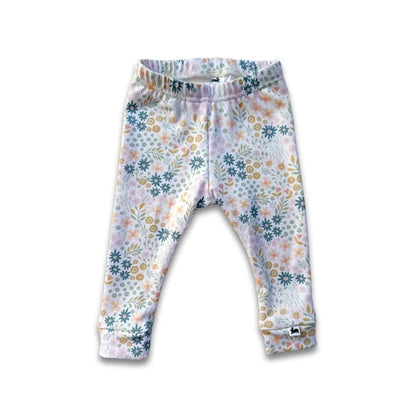 Baby Bamboo Leggings | Rainbow Stripe