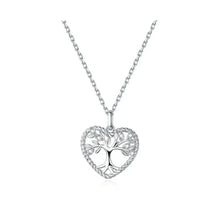 Collier pendentif Arbre de Vie en argent sterling Cœur de la Nature