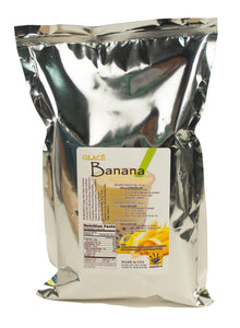 Mélange 4 en 1 à la banane pour thé aux perles, smoothies, lattes et frappés, sac de 3 lb (caisse de 6 sacs de 3 lb) - Mélange pour boisson en poudre multi-usage - Livraison gratuite au Canada pour les commandes de plus de 199 CAD