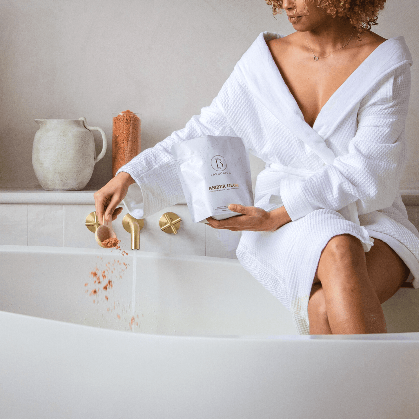 Bain minéral à l'argile Amber Glow