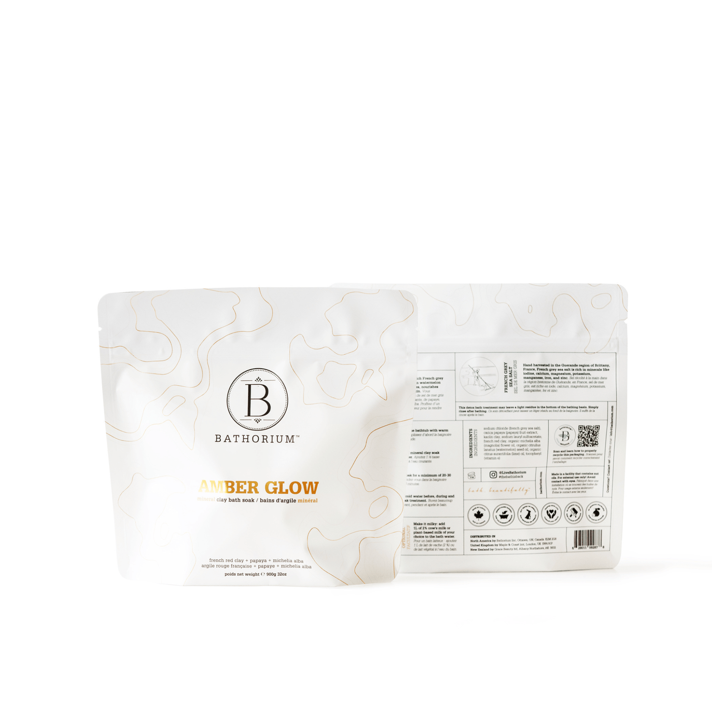 Bain minéral à l'argile Amber Glow