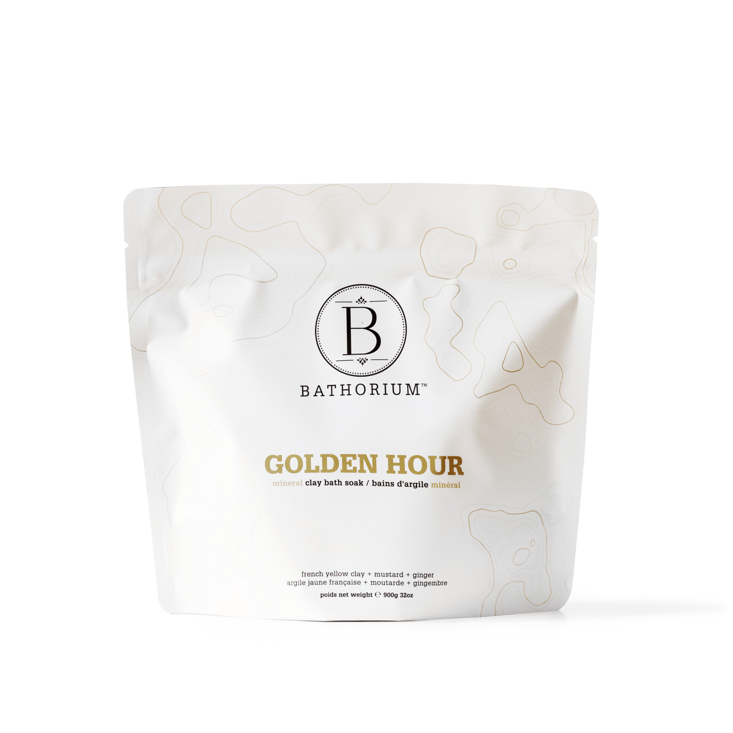 Bain minéral d'argile Golden Hour