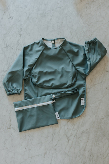 Bavette imperméable à manches longues avec poche | 6-24 mois