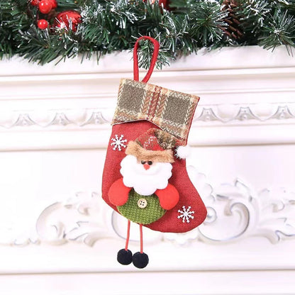 Christmas Stocking Pendant – Festive Holiday Gift Bag Hanging Decoration
