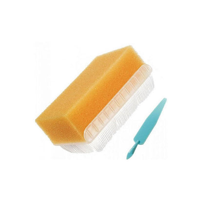 E-Z Scrub™ 107 Surgical Scrub Brush/Sponge, 4% CHG, Red