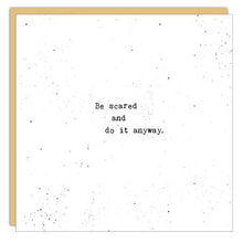 Stationery - Little Gem Card - Be Scared