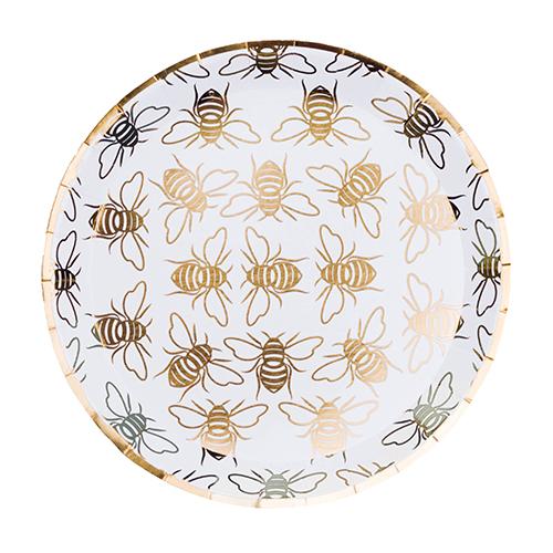 Assiettes Abeille (LOT DE 8)