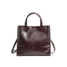Genuine Leather High-End Womens Stylish And Versatile Handbag