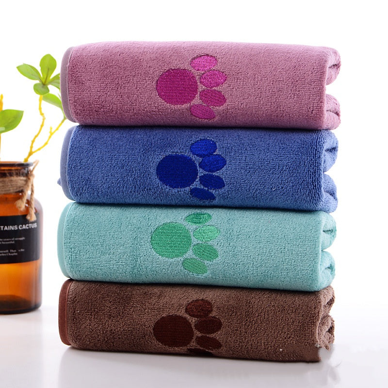 Polyester Pet Cat Dog Bath Quick-drying Towel