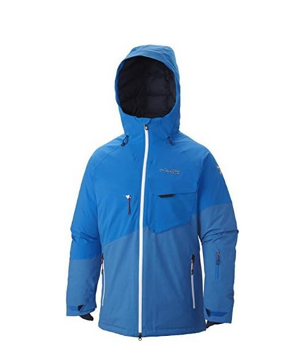 Columbia Titanium Veste de Ski Isolée TurboDown 860 First Tracks pour Homme, Taille M