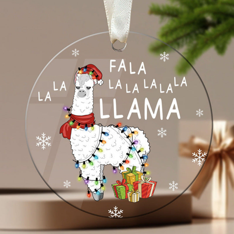 Acrylic Christmas Tree Pendant Ornaments – 34 Festive Holiday Designs