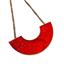 Big Chunky Statement Necklace, Handmade Polymer Clay Jewelry, 17 Colors