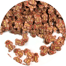 Gingerbread Man Fimo Slices