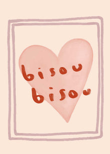 Bisou Bisou Art Print