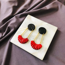 Long Art Deco Statement Earrings, Post or Clip On – "Kia"
