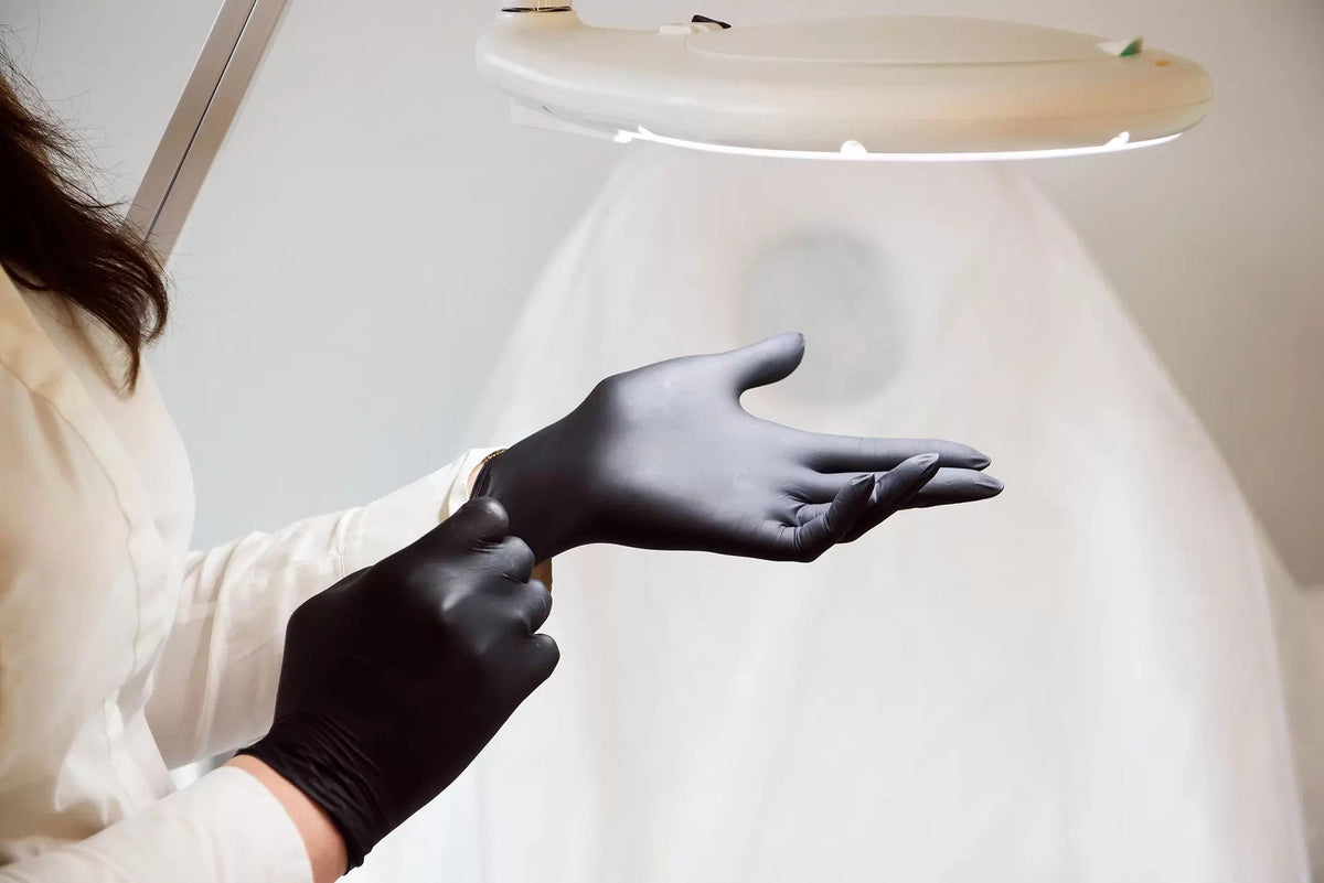 NITRILE, Aurelia BOLD Black Gloves