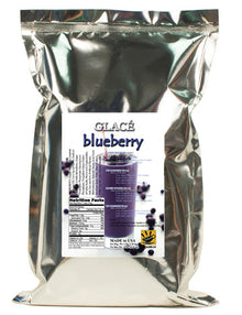 Mélange 4 en 1 à la myrtille pour Bubble Tea, Smoothies, Lattes et Frappés, sac de 3 lb (caisse de 6 x sacs de 3 lb) - Mélange en poudre multi-usage pour boissons - Livraison gratuite au Canada pour les commandes de plus de 199 CAD