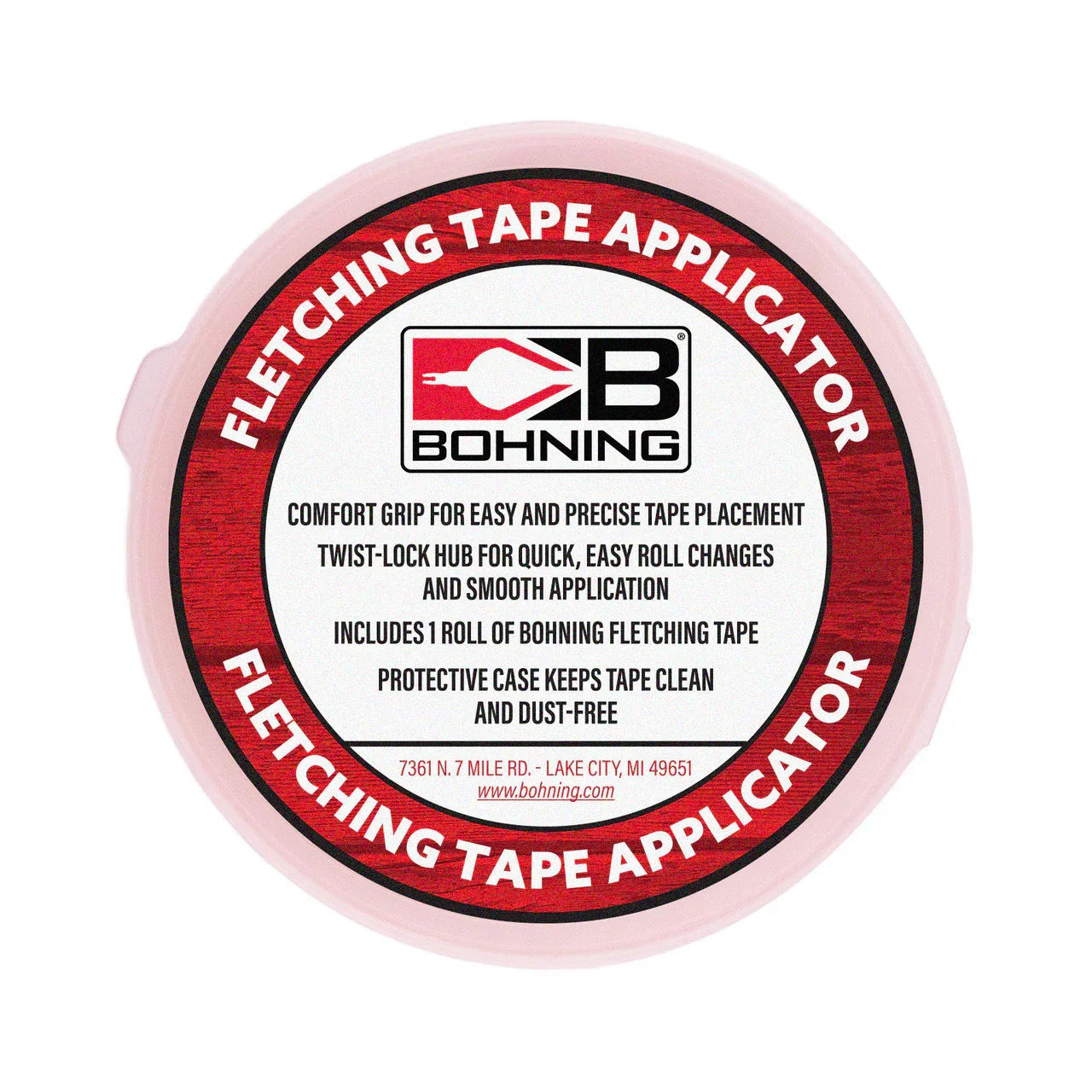 Bohning Archery Fletching Tape Applicator With Case
